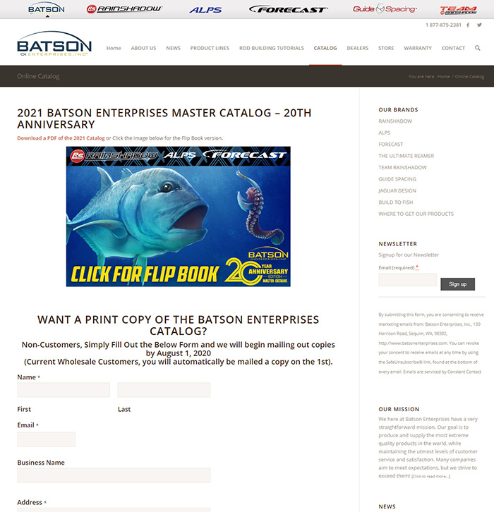 Batson Enterprises New Catalog Campaign by James Taylor